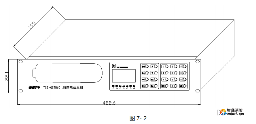 海灣TSZ-GSTN60消防電話總機(jī)接線安裝技術(shù)