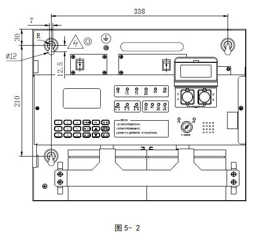 GST-QKP01氣體滅火控制器/火災報警控制器安裝示意圖